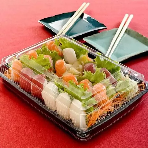 BANDEJA GO918 SUSHI RECT. 260X195X60 X 100U