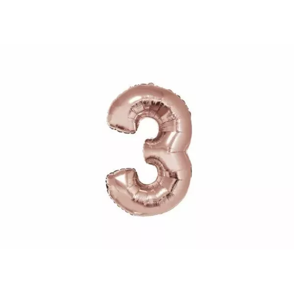 GLOBO N°3 ROSA GOLD METAL 14