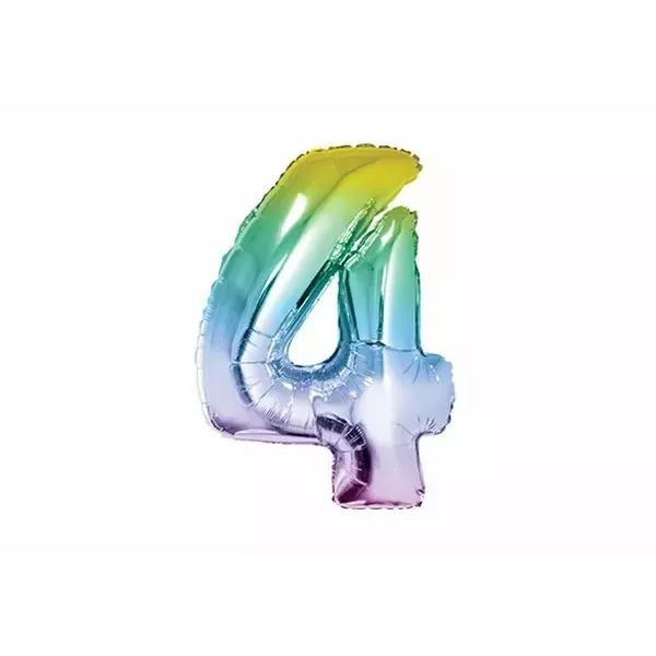 GLOBO N°4 RAINBOW METAL 16