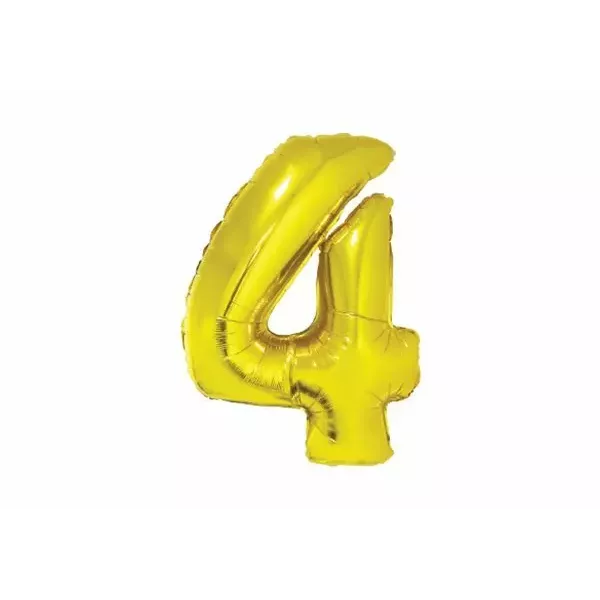 SET GLOBO N°4 ORO METAL 32 x 5u