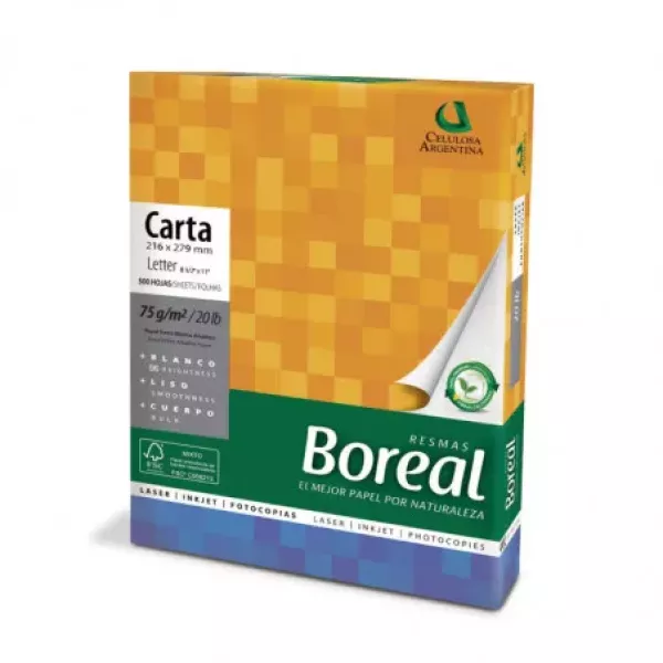 RESMA BOREAL CARTA 75G.