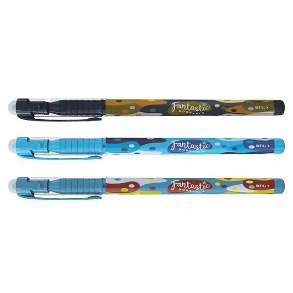 BOLIGRAFO TRABI BRAVE BORRABLE AZUL 0.7 mm