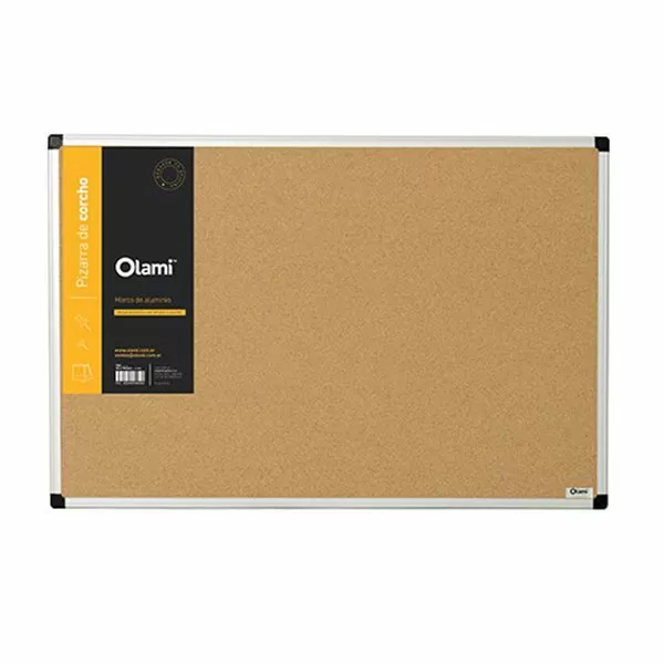 PIZARRA CORCHO OLAMI 30X45 (MARCO ALUMINIO)