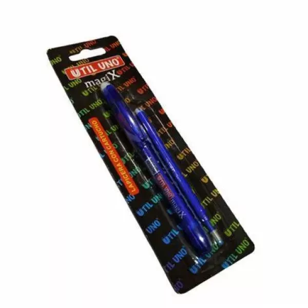 BOLIGRAFO UTIL UNO BORRABLE AZUL 1 MM + REP.