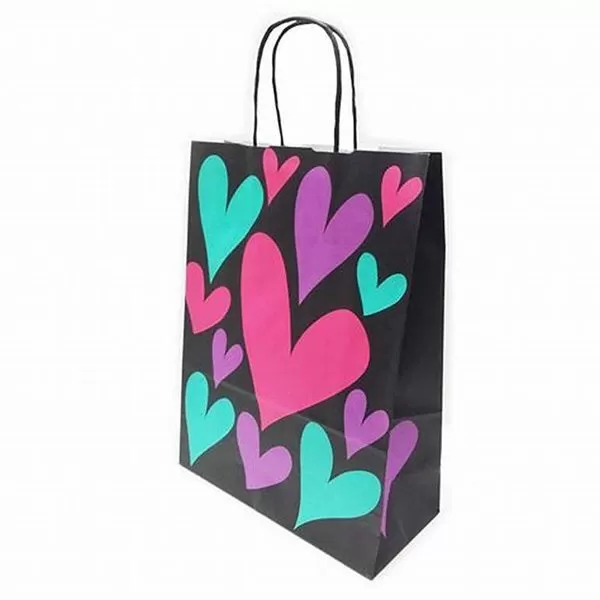BOLSA ROMIPACK 22X10X30 AMOR COLOR