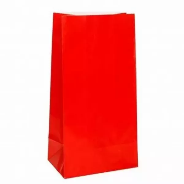 BOLSA FB3 ROJO 12x7x24 X 50u