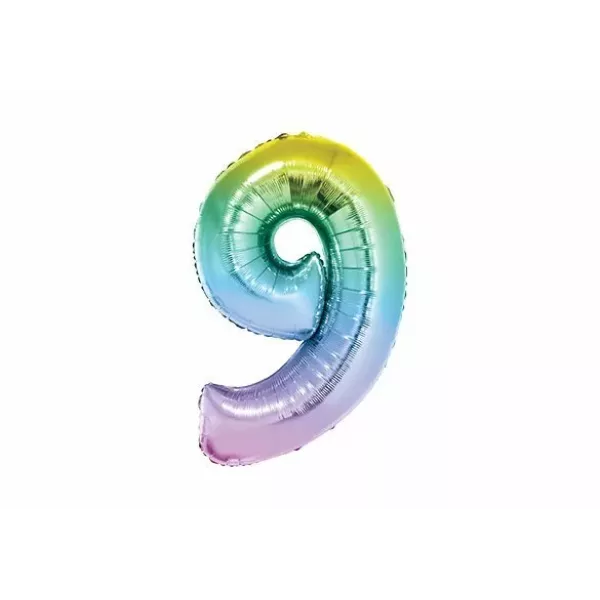 GLOBO N°9 RAINBOW METAL 16