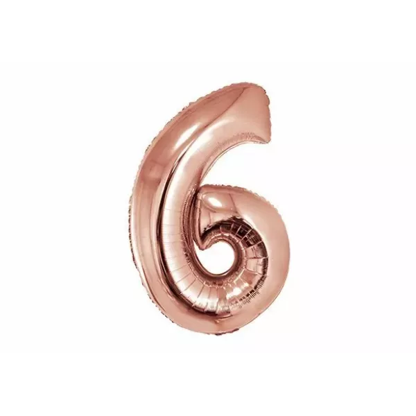 GLOBO N°6 ROSA GOLD METAL 14