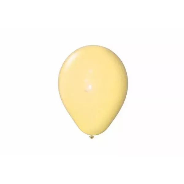 GLOBO PARTY TIME PASTEL 9 X 25U AMARILLO