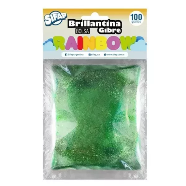 BRILLANTINA GIBRE SIFAP VERDE BOLSA X 100G 