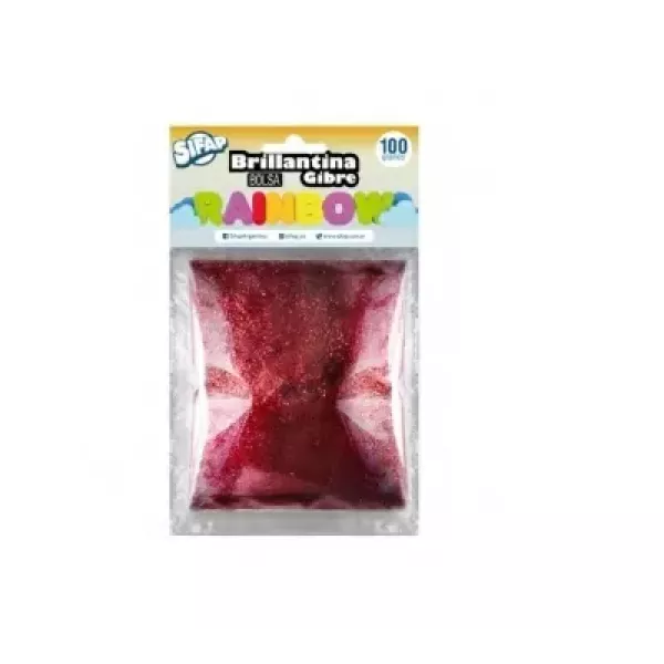 BRILLANTINA GIBRE SIFAP ROJO BOLSA X 100G 