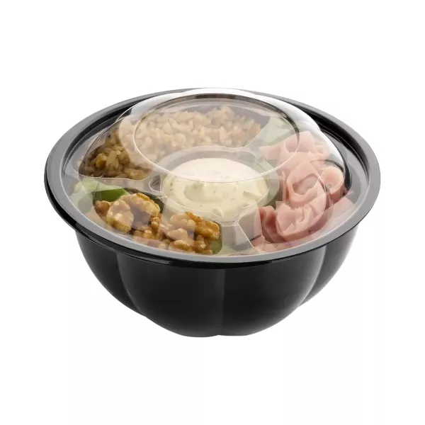 BASE ENSALADERA PET NEGRO BANDEX 448 X 110U (17X8 850CC)