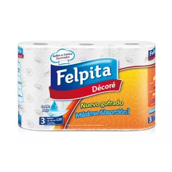 ROLLO COCINA FELPITA DECORE 10 X 3U