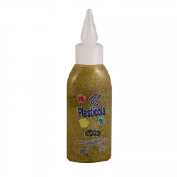 ADHESIVO PLASTICOLA BRILLO ORO X 38G