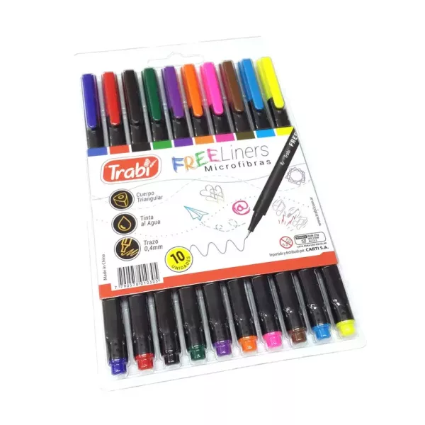 MICROFIBRA TRABI FREELINERS CLASICOS 0.4MM X 5U