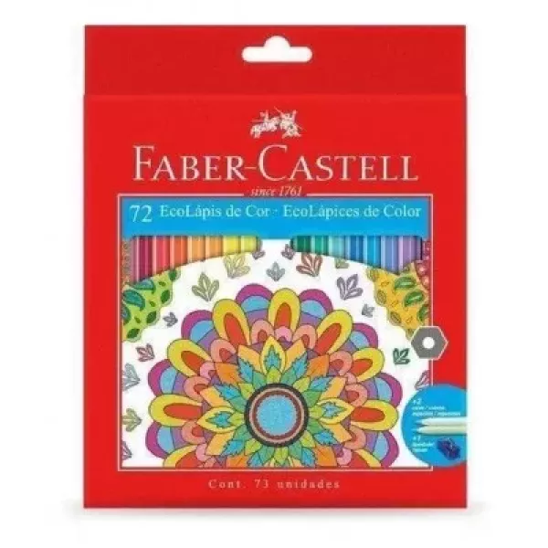 LAPIZ COLOR FABER CASTEL LARGO X 72U + SAC. (120172G) 