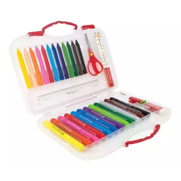 MALETIN FABER PACK PRE ESCOLAR 33 ART (370335)