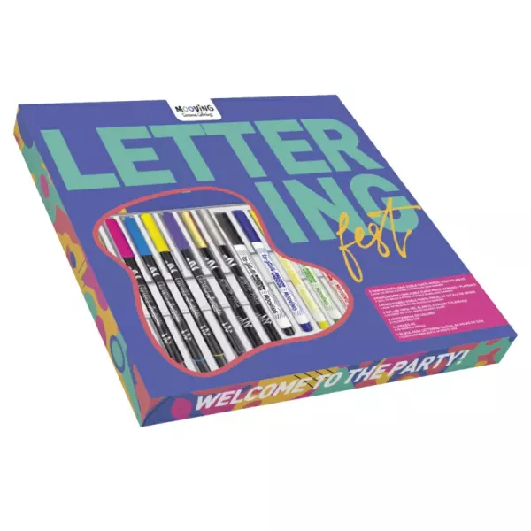 SET LETTERING FEST MOOVING  X 23U (3119923)