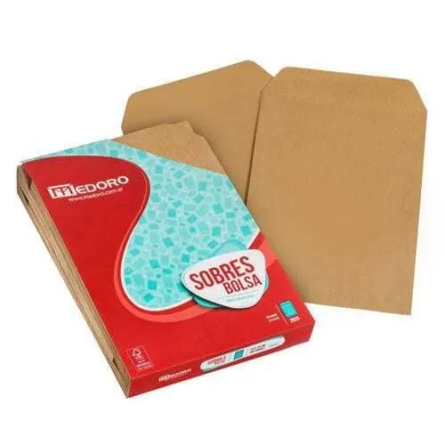 SOBRE BOLSA KRAFT MEDORO (2532) 22,9X32,4 X 100U