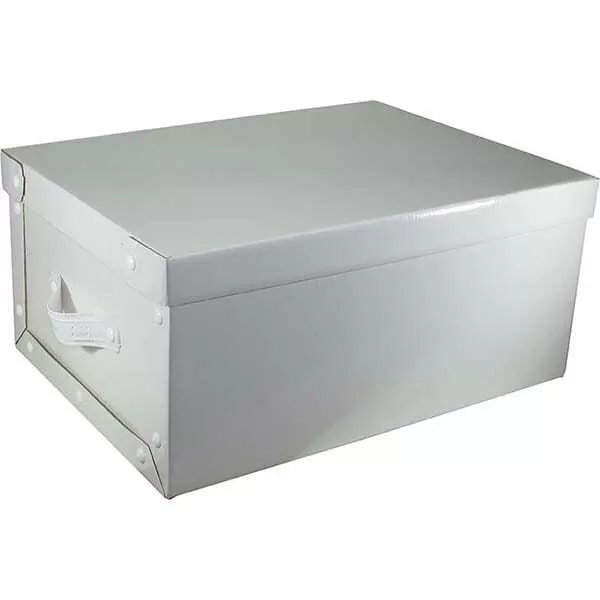 BAULERA GSM MED. C/MANIJA 39X30X18CM BLANCA 